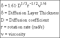 Nernst Diffusion Layer